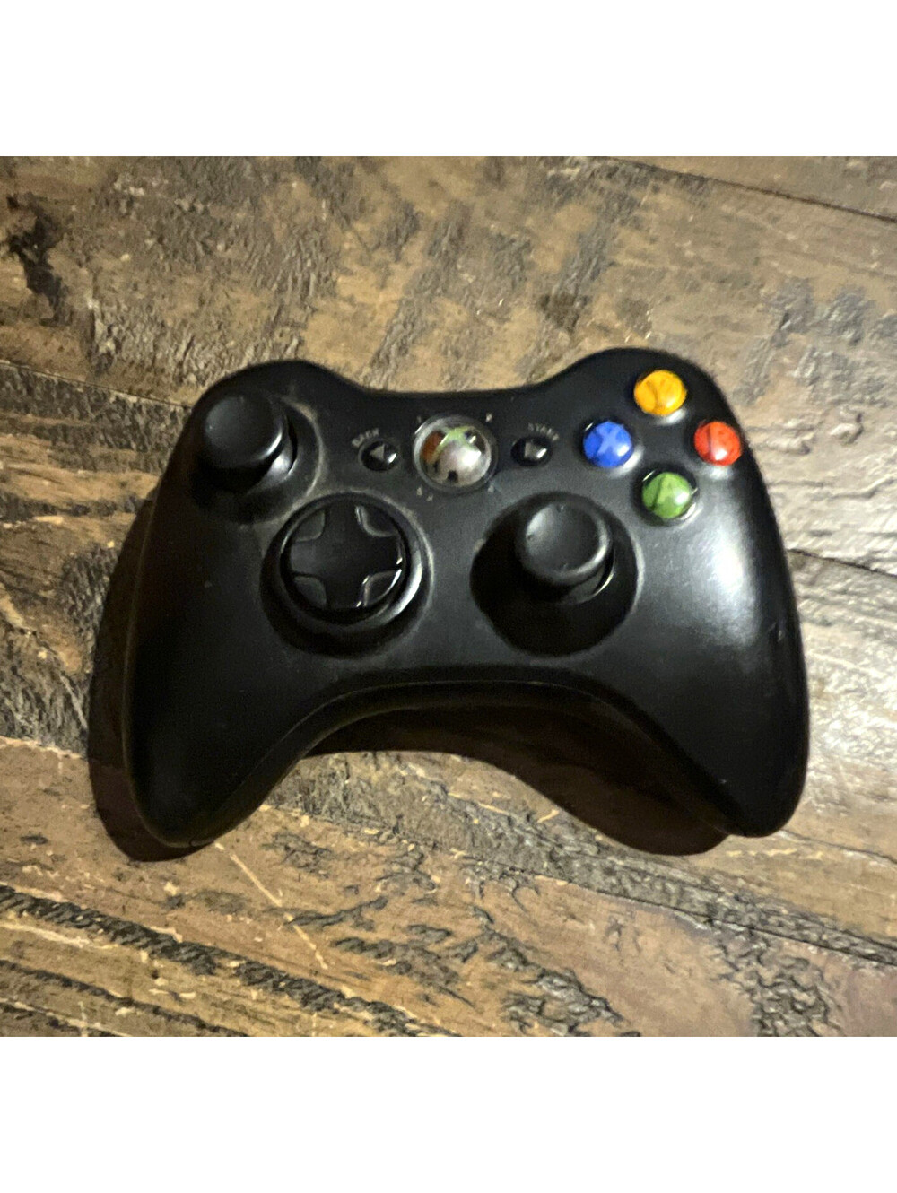 OEM Microsoft Xbox 360 Wireless Controller Black - FOR PARTS / REPAIR ONLY